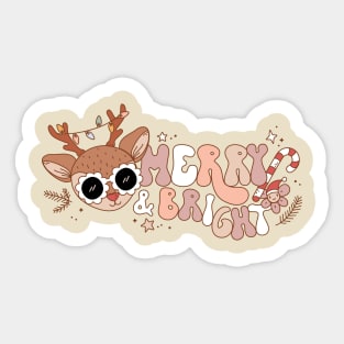 Rudolph Merry & Bright Sticker